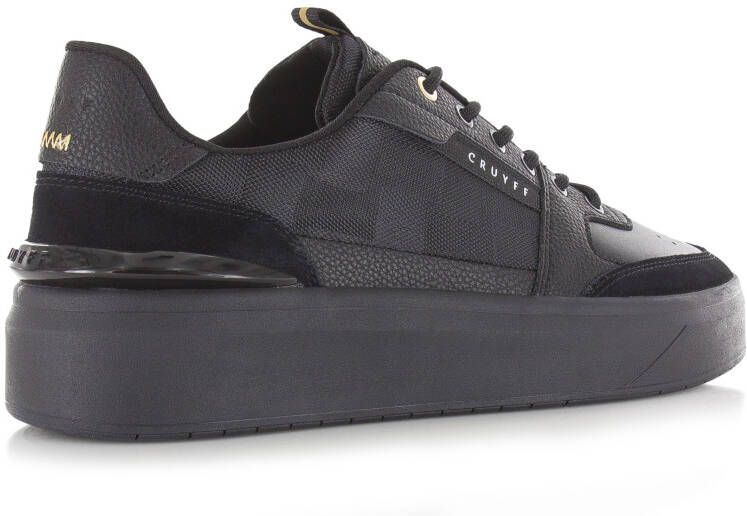 Cruyff Endorsed Tennis Zwart Leer Lage sneakers Heren Schoenen