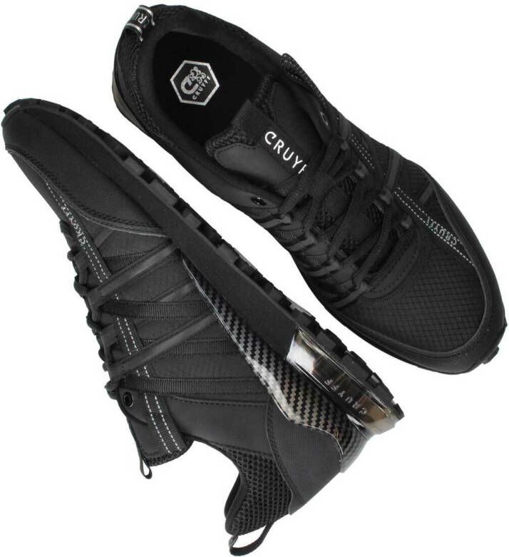 Cruyff Fearia sneakers zwart Leerlook Heren