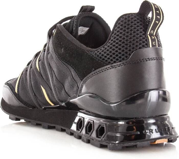 Cruyff Fearia Hex Tech sneakers zwart Mesh Heren