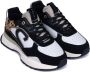 Cruyff Hyde Runner black beige leopard Zwart Leerlook Lage sneakers Dames - Thumbnail 6