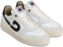 Cruyff Slice white cream black Wit Leer Lage sneakers Heren - Thumbnail 3