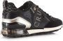 Cruyff Superbia Hex-Tech black gold Zwart Suede Lage sneakers Dames - Thumbnail 5