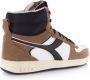 Retro Sneaker bruin Tinten Magic Basket Mid Earth Hoge sneakers Leren Sneaker Bruin - Thumbnail 13