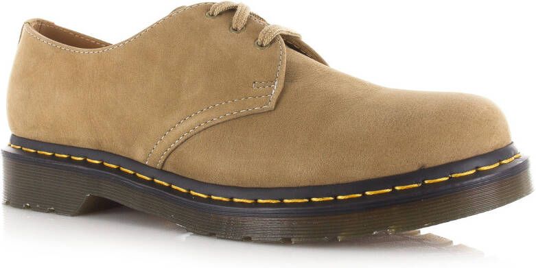 Dr martens Dr. Martens 1461 Savannah Tan Beige Nubuck Lage veterschoenen Heren