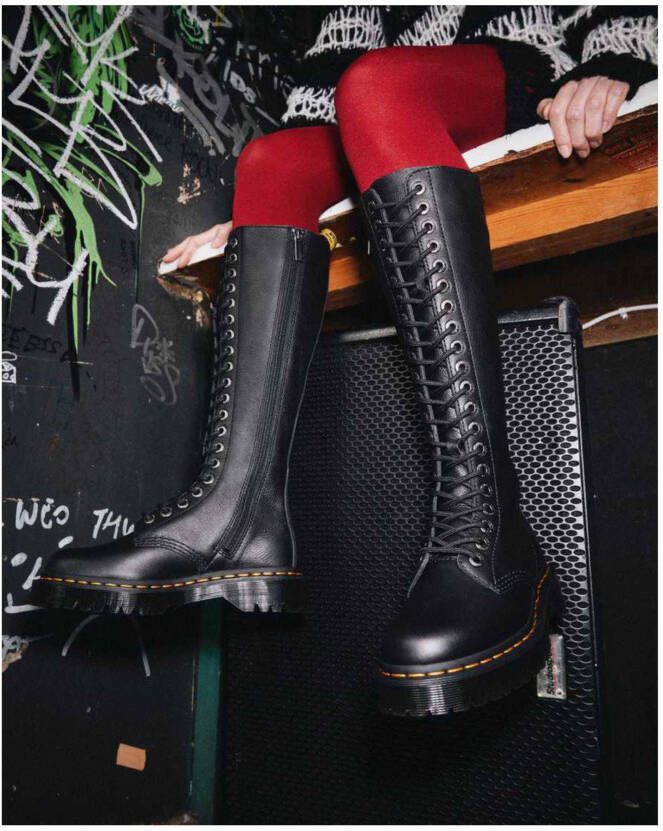 Dr martens 1B60 Bex Zwart Leer Veterboots Dames