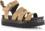 Dr martens Dr. Martens Blaire savannah tan Beige Nubuck Platte sandalen Dames - Thumbnail 42