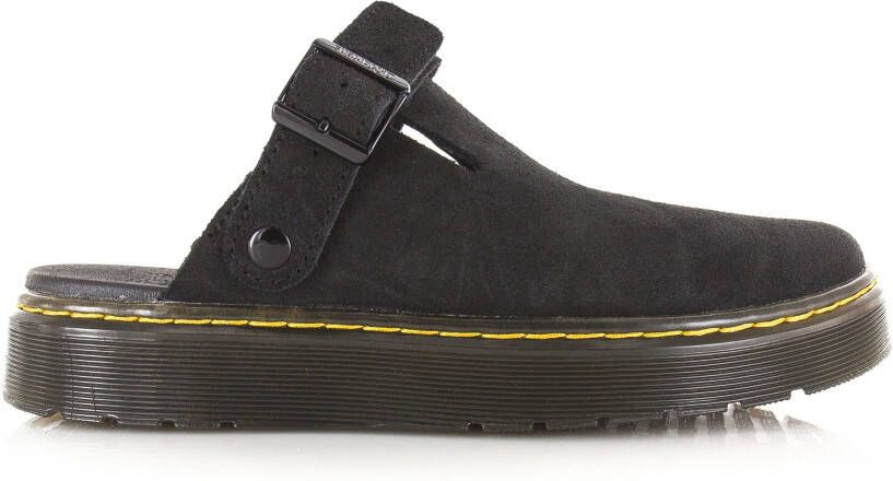 Dr martens Carlson black | muiltjes van suède Zwart Suede Muiltjes Dames