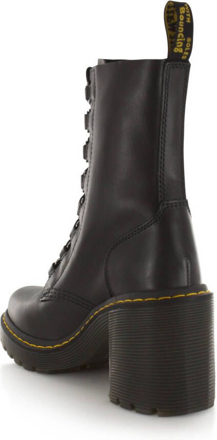 Dr martens Chesney laars Zwart Leer Enkellaars met hak Dames