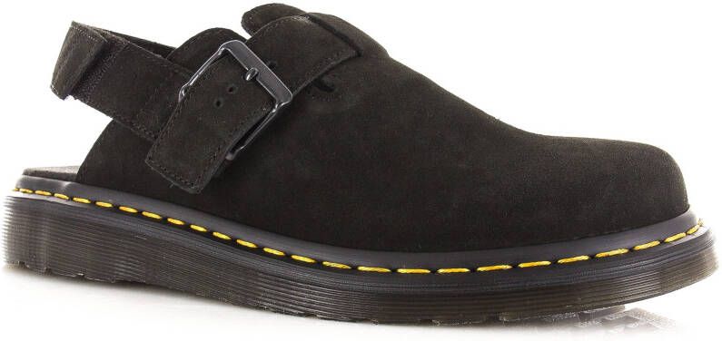 Dr martens Jorge II van suède | black Zwart Suede Muiltjes Unisex