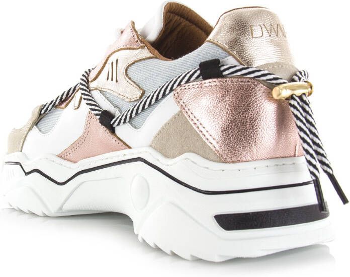 DWRS LABEL DWRS Jupiter denim rose jeans sneakers Leer Dames