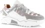 DWRS LABEL DWRS ORION sneakers dames grijs wit Leer Dames - Thumbnail 5