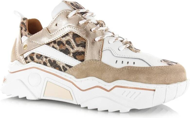 DWRS LABEL DWRS PLUTO leopard white sand Leer Dames