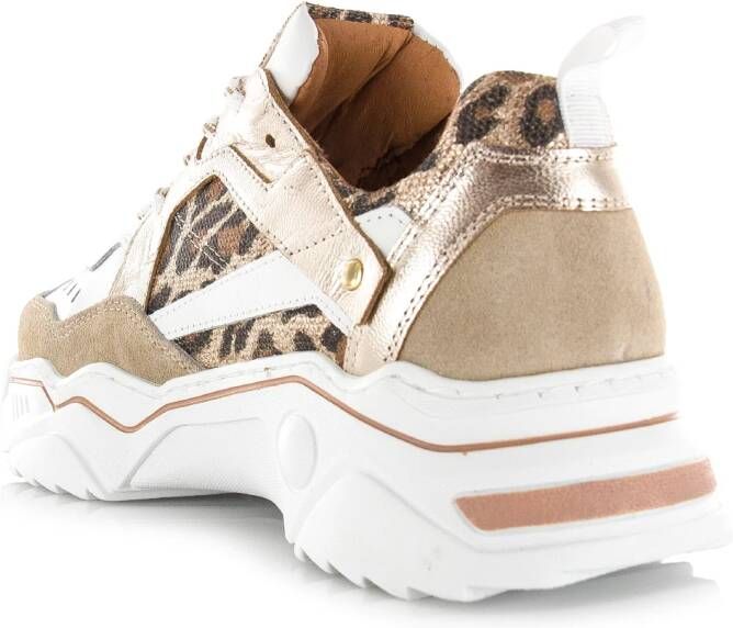 DWRS LABEL DWRS PLUTO leopard white sand Leer Dames
