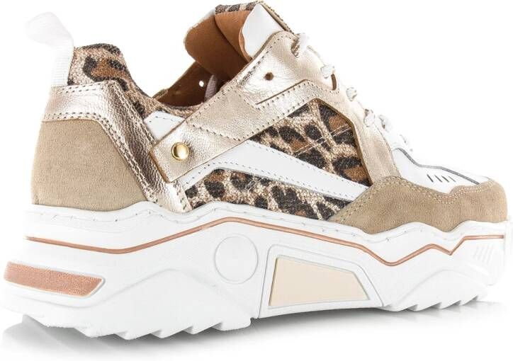 DWRS LABEL DWRS PLUTO leopard white sand Leer Dames