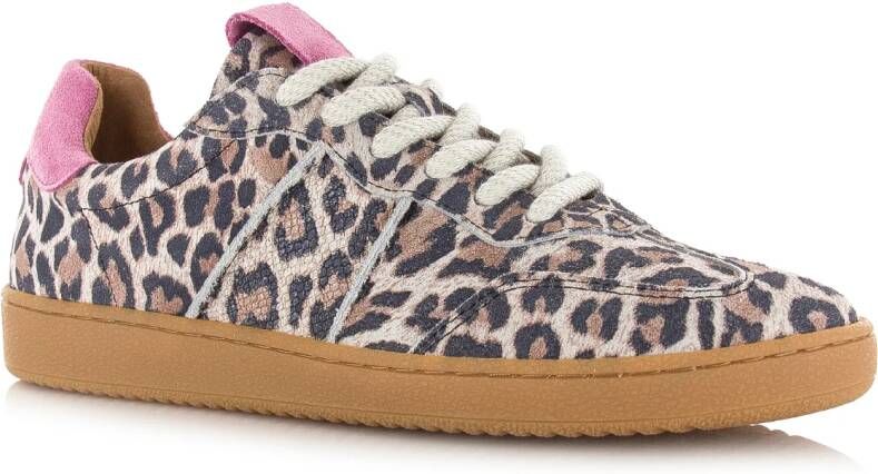 DWRS LABEL DWRS POONA panterprint sneakers dames Suede Dames