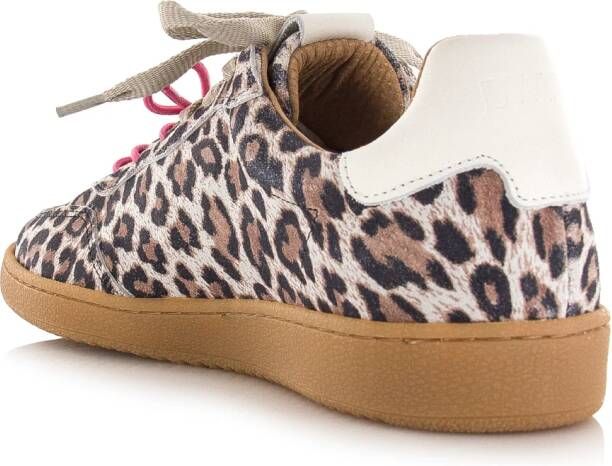 DWRS LABEL DWRS POONA panterprint sneakers Leer Dames