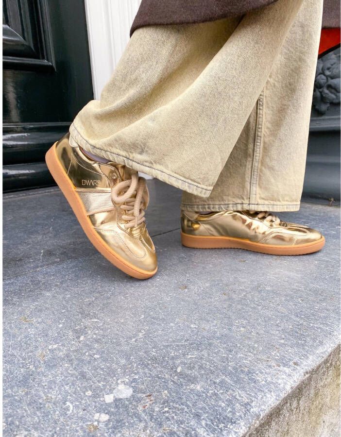 DWRS LABEL DWRS POONA sneakers dames goud Leer Dames