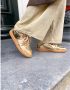 DWRS LABEL DWRS POONA sneakers dames goud Leer Dames - Thumbnail 3