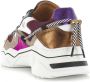 DWRS LABEL JUPITER Bordeaux Multi Bordeaux Leer Lage sneakers Dames - Thumbnail 7