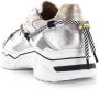 DWRS LABEL Jupiter denim Silver Grey Grijs Leer Lage sneakers Dames - Thumbnail 13