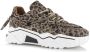 DWRS LABEL DWRS Jupiter leopard sneakers Beige Leer Lage sneakers Dames - Thumbnail 13