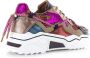 DWRS LABEL DWRS Jupiter tweed beige fuchsia Beige Leer Lage sneakers Dames - Thumbnail 10
