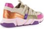 Dwrs LOS Angeles Sneakers | Beige Purple Beige Dames - Thumbnail 14