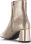 DWRS LABEL Lugano Smoke metallic Goud Leer Enkellaars met hak Dames - Thumbnail 3