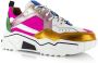 DWRS LABEL DWRS Pluto | multi | white multi Wit Leer Lage sneakers Dames - Thumbnail 12