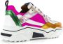 DWRS LABEL DWRS Pluto | multi | white multi Wit Leer Lage sneakers Dames - Thumbnail 14