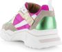 Dwrs Dames Sneakers Pluto White pink green Multi - Thumbnail 7