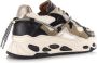 DWRS LABEL DWRS Saturnus teddy sneakers Zwart Leer Lage sneakers Dames - Thumbnail 14