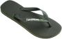 HAVAIANAS Teenslippers Heren Brasil Logo Maat: 45 46 Materiaal: Rubber Kleur: Groen - Thumbnail 9