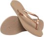 Havaianas Slim Luxury Aqua teenslippers met sierstenen roségoud - Thumbnail 6