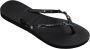 Havaianas Slim Luxury Swarovski-krista Zwart Rubber Teenslippers Dames - Thumbnail 4