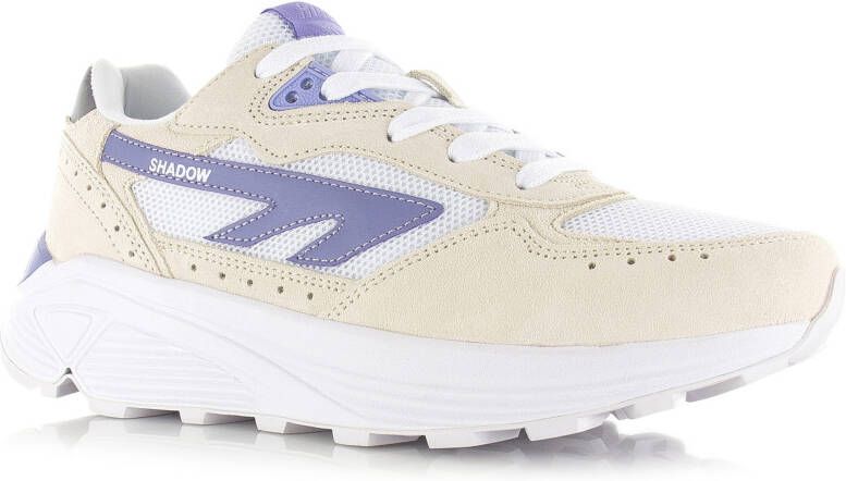Hi-Tec HTS Shadow RGS White Persian Violet Wit Suede Lage sneakers Unisex