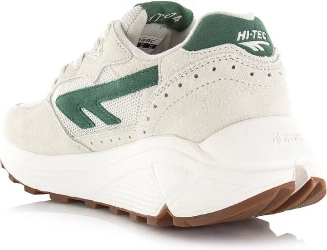 Hi-Tec Shadow | Star White Dark Ivy Suede Unisex