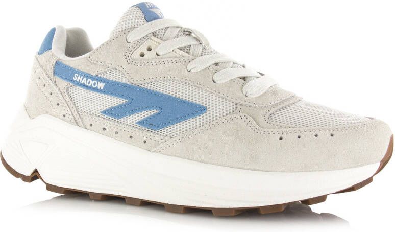 Hi-Tec Shadow | Star White Dusk Blue Wit Suede Lage sneakers Unisex