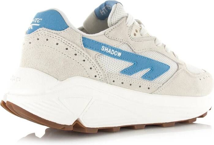 Hi-Tec Shadow | Star White Dusk Blue Wit Suede Lage sneakers Unisex
