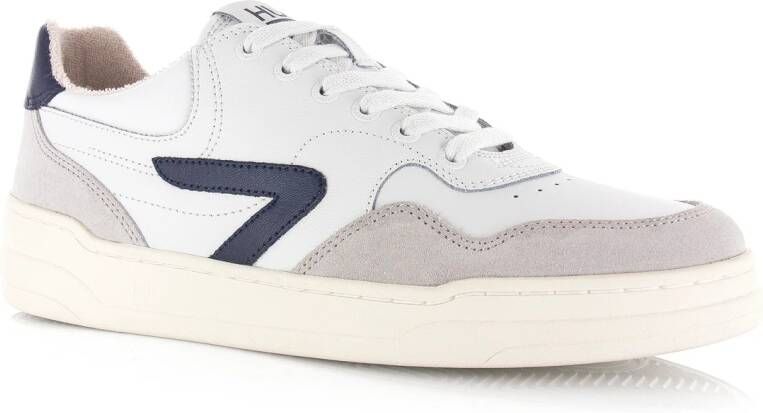 Hub Court | White Blue Ice Ivory Leer Heren