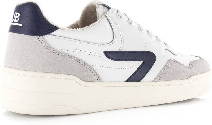 Hub Court | White Blue Ice Ivory Leer Heren