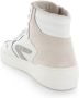 Hub Court-z High Hoge sneakers Leren Sneaker Dames Wit - Thumbnail 14