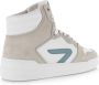 Hub Court z High Sneakers Leren Sneaker Dames Wit - Thumbnail 6