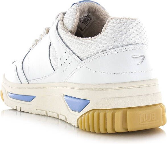 Hub Thrill | White Clear Sky Wit Leer Lage sneakers Dames