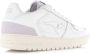 Kangaroos Game Lo White Wit Leer Lage sneakers Unisex - Thumbnail 6