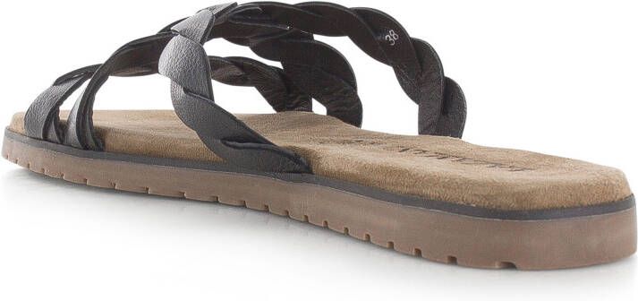Lazamani ladies woven mules Zwart Leer Geen Dames
