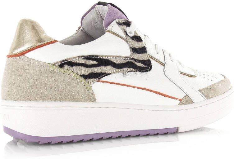 Maruti Alfie Leather Multi Wit Leer Lage sneakers Dames