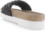 Maruti Zwarte Leren Gevlochten Slipper Billy Black Dames - Thumbnail 9