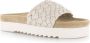 Maruti Beige Gevlochten Leren Slipper Billy - Thumbnail 15