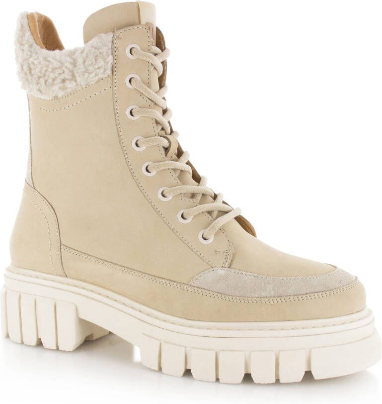 Maruti Maya Beige Nubuck Veterboots Dames